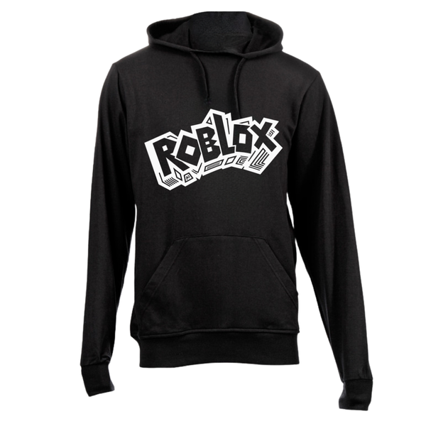 Black Brushed Cotton Hoodie - Roblox Tribal