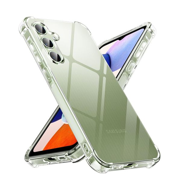 2 Pack Clear Case Compatible with Samsung A05s | Slim Fit Protective Cover