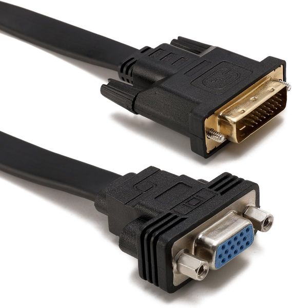 DLTech DVI-I 24 + 5 pin Male To VGA Female Cable - 1.8m