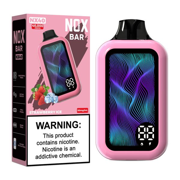 NX 40k Puffs Disposable Strawberry Ice 50mg