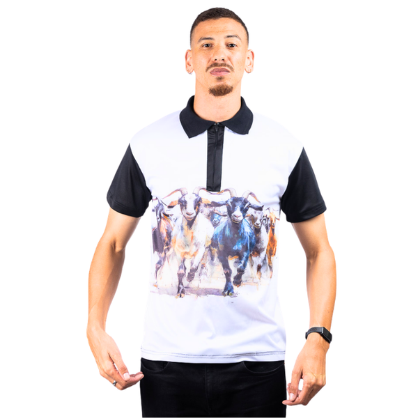 Lip?li tsa Tlholo - G.O.A.T of Victory African Golf Shirt