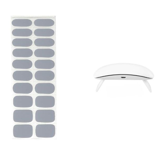 Synergy360 Gel Nail Strips: Self-Adhesive With Nail Lamp - Mixed Pastel
