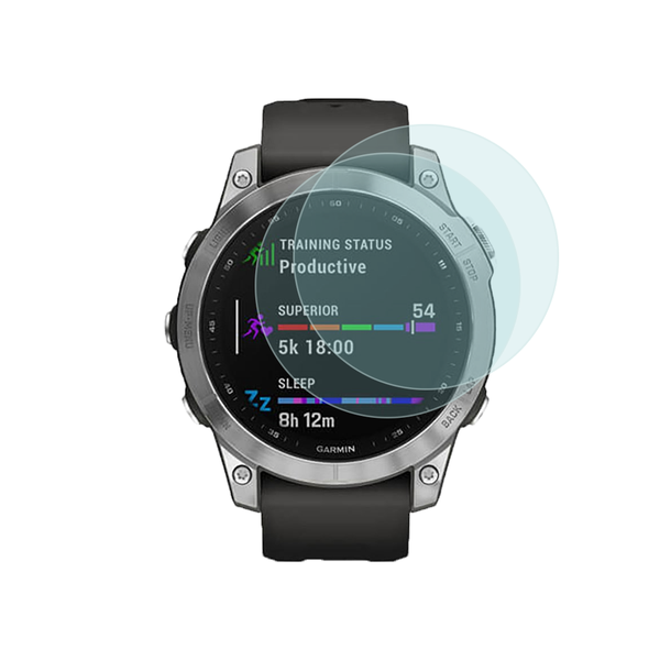 2 Pack - Sparq Active - Glass Screen Protector for Garmin Fenix 6