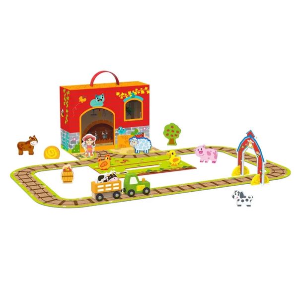 TookyToy - Farmyard Friends Story Box Play Set