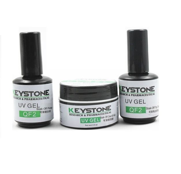 Keystone 3 Piece UV Gel Sculpture Set for Nail Art Extensions