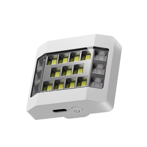 Walk with the Light LED Night Running Rechargeable Chest Lamp - White
