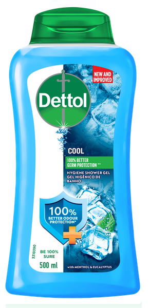 Dettol 500nl, Shower Gel, Body Wash, Instant Cool