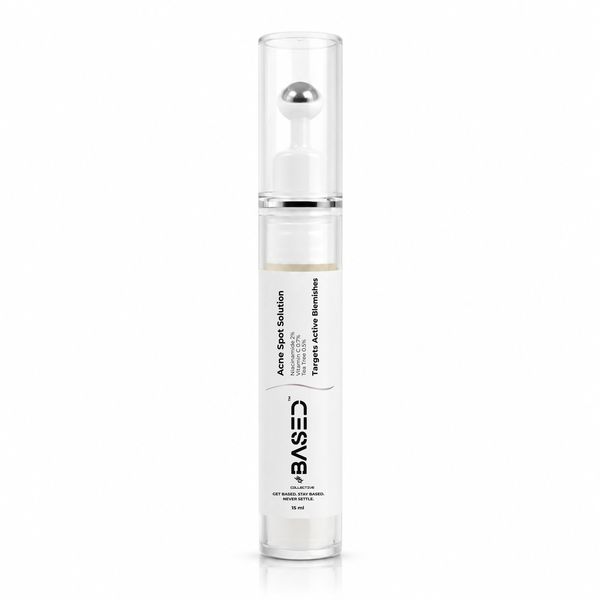 Acne Spot Treatment Roller with Niacinamide, Vitamin C &amp; Tea Tree - 15ml