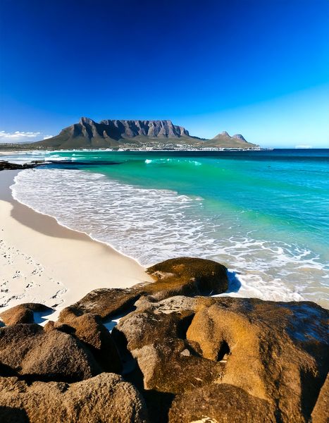 Canvas Home Decor Wall Art - Cape Town Beach 2