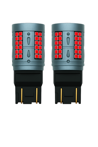 King LED T20 7443 103SMD Red Brake Light Bulbs Canbus - SET