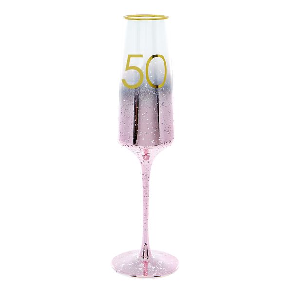 True Shimmer Champagne Flute Glass - Set of 1