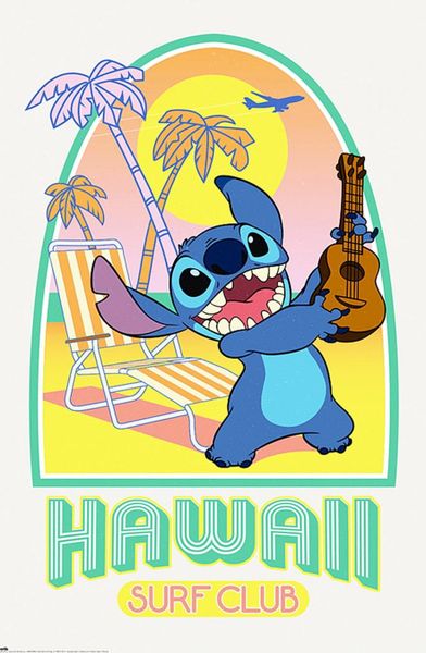 Disney: Lilo &amp; Stitch (Hawaii Surf Club) Poster