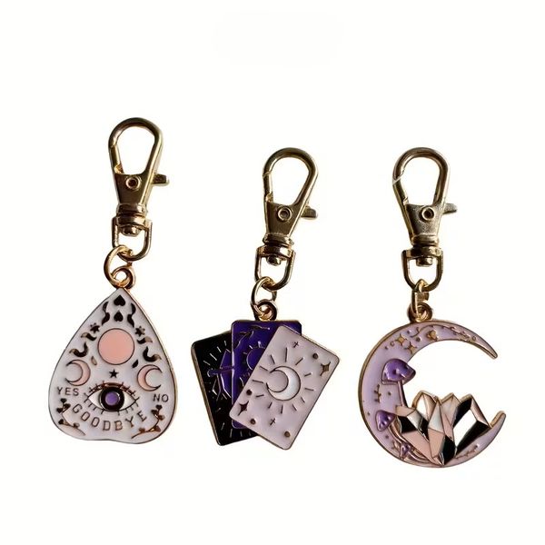 3 pcs Enchanting Sun &amp; Moon Key Rings - Key Chains