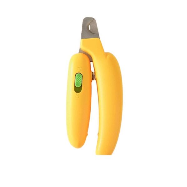 Banana Shaped Pet Nail Clipper, Safe Trimmer for Cats and Small Pets