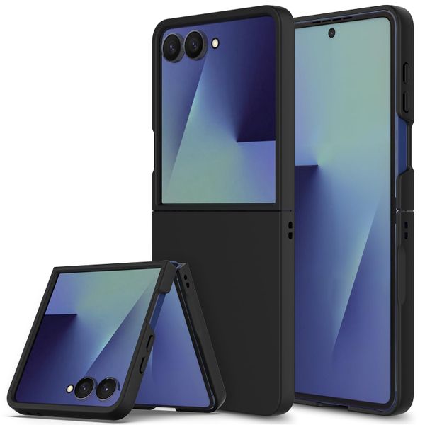 Slim PC Texture Case Compatible With Samsung Galaxy Z Flip7 (2025)