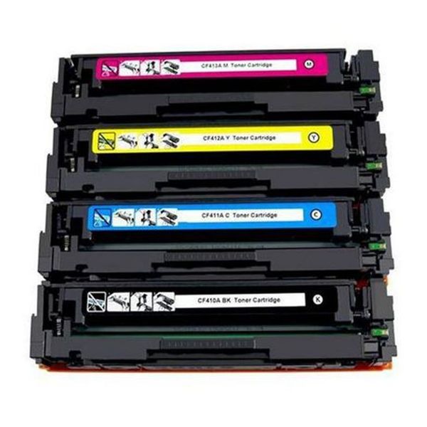 Compatible Toner Cartridges CE410A Combo Set - (Black,Cyan,Magenta,Yellow)