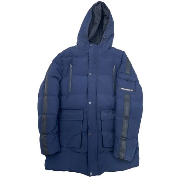 CUTTY - Mens C Everett Navy Long Sleeve Puffer Jacket