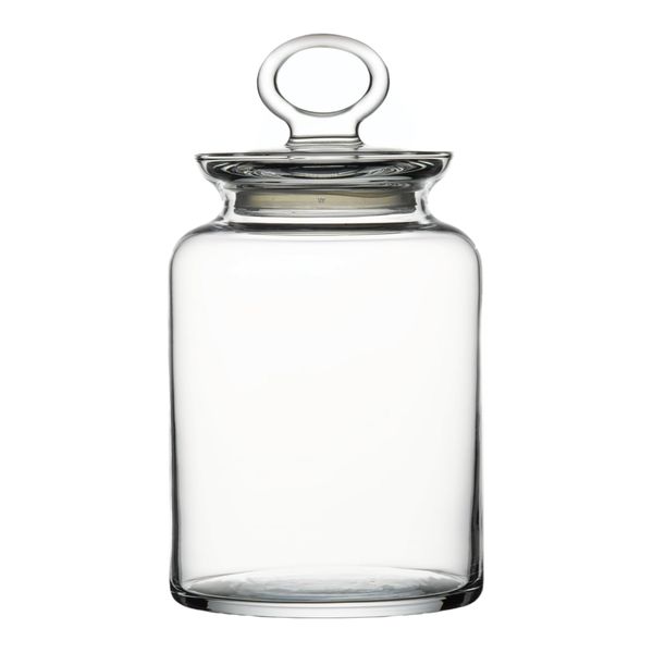 Kitchen 210mm Glass Jar With Lid - 2.6L