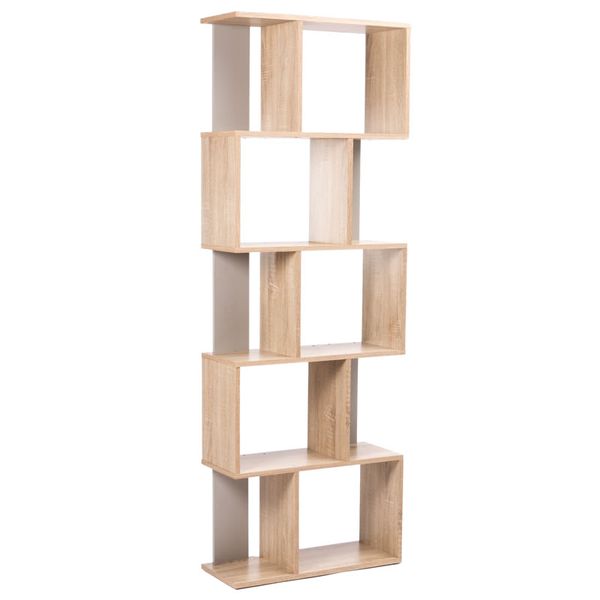 Robust Elegant Two Tone 5 Tier Book Shelf