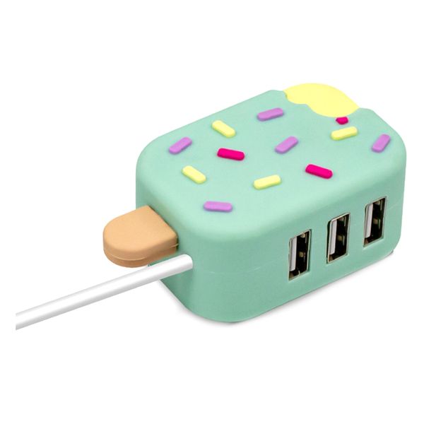 Cute Usb Hub Mini Portable Three-Port Hub Converter Splitter Hub