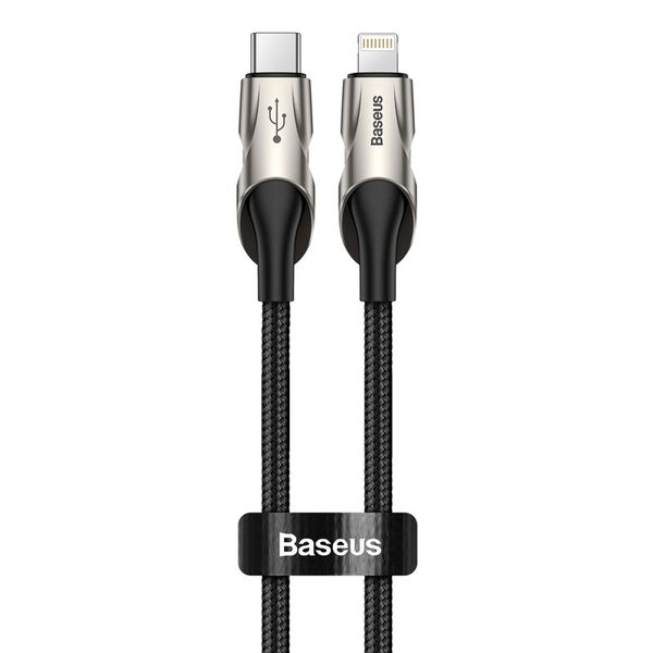 Baseus 1m - 18W Fish Eye LED Series USB Type-C to Lightning