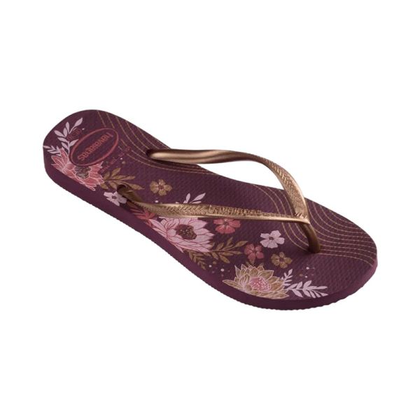Havaianas Women Slim Organic Purple Flip Flops
