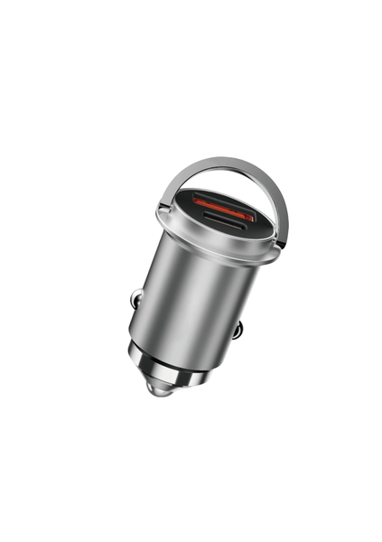 TechZA 30W PD Car Adapter with USB-C and USB-A Ports -TZ-CC02