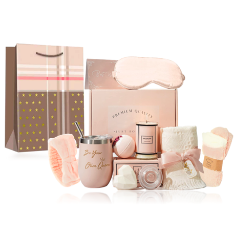 Relaxation Self Care Package for Women Spa Gift Set & Gifting Bag - 11 Pcs Image
