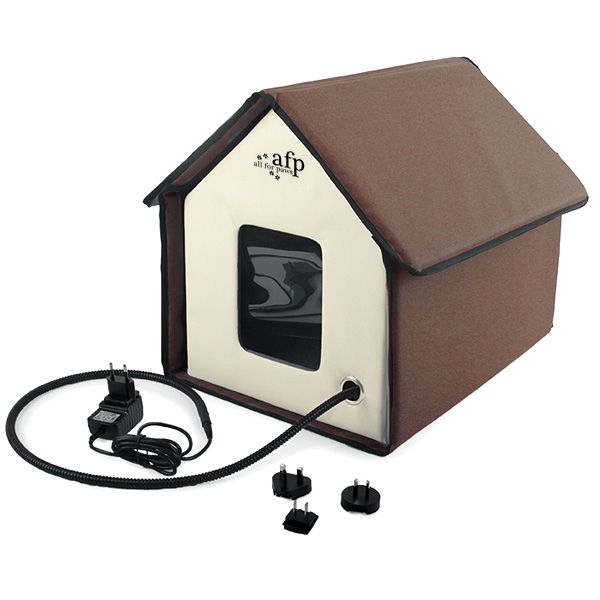Cat Home With Heating Pad