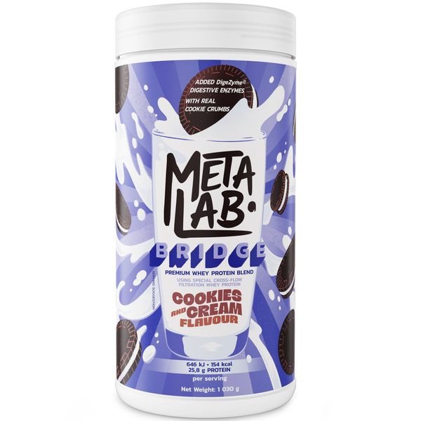 METALAB Bridge Premium Whey Protein Blend (900g) - Cookies &amp; Cream