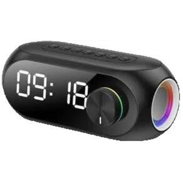 Alarm Bluetooth Speaker with Temperature, Week, Clock, Radio