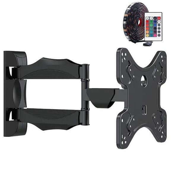 Extandable L200 Full Motion Plasma Tv Bracket Upto 42 Inch With Light Strip