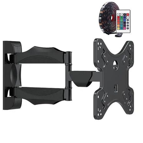 Extandable L200 Full Motion Plasma Tv Bracket Upto 42 Inch With Light Strip Image