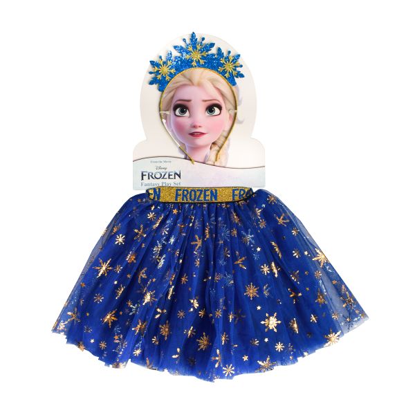 DISNEY FROZEN Official Licensed Dress Up Play Set with Sparkly Tutu Crown