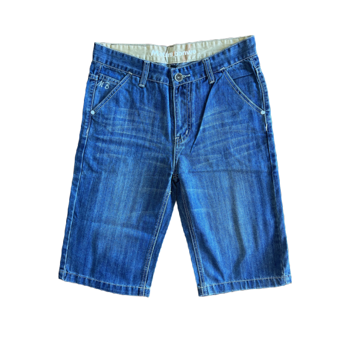 Men's Denim Cotton Summer Shorts - Blue - G15 | Shop Today. Get it ...