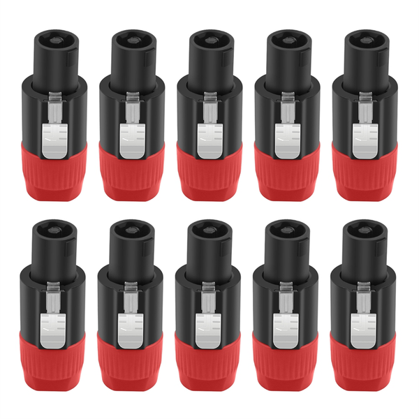 4Pin NL4FC Speaker Connector Ohm Plug Speaker Audio Cable Adapter,B