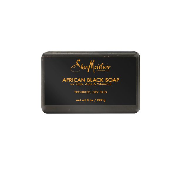 Shea Mositure African Black Soap Bar with Shea Butter 230g