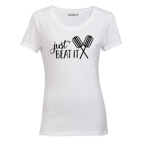 Just Beat It! - Ladies - T-Shirt - White