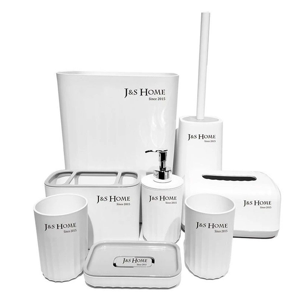 J&S Home Bathroom Accessories Set of 8 Pieces Shop Today. Get it