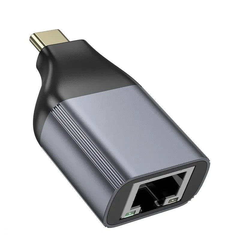 USB C to Ethernet Adapter, Driver Free RJ45 to USB C, 100Mbps by GP ...