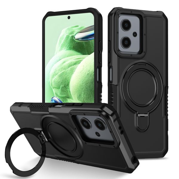 Magnetic Rotating Ring Bracket Case Compatible With Samsung Galaxy S24 Plus