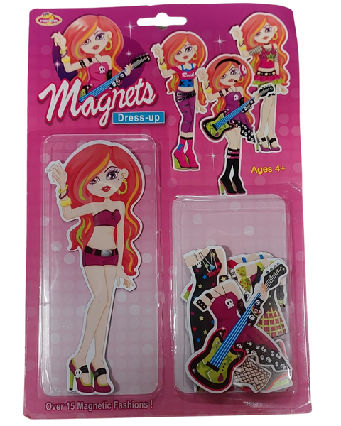 Magnets Dress up Doll with Clothes.