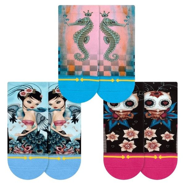 Merge4 Caia Koopman Baby 3 pk Baby Sock (Baby)