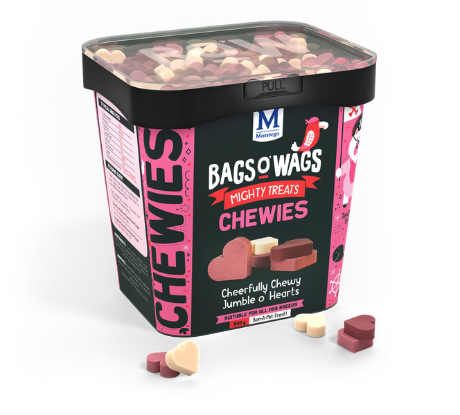 Montego Bags O' Wags - Chewies Hearty Mix Dog Treats 500 g
