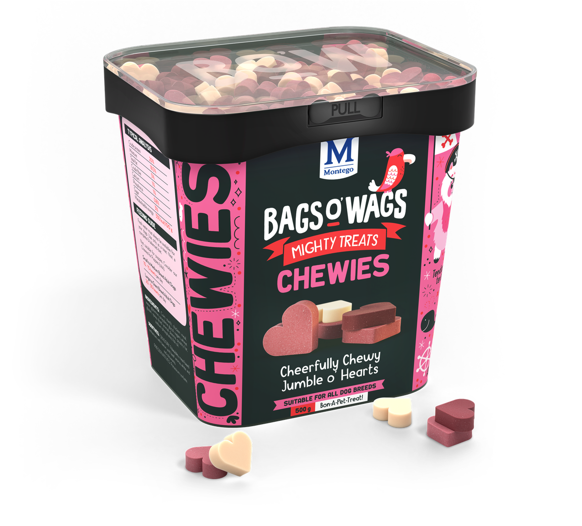 Montego Bags O' Wags - Chewies Hearty Mix Dog Treats 500 g | Shop