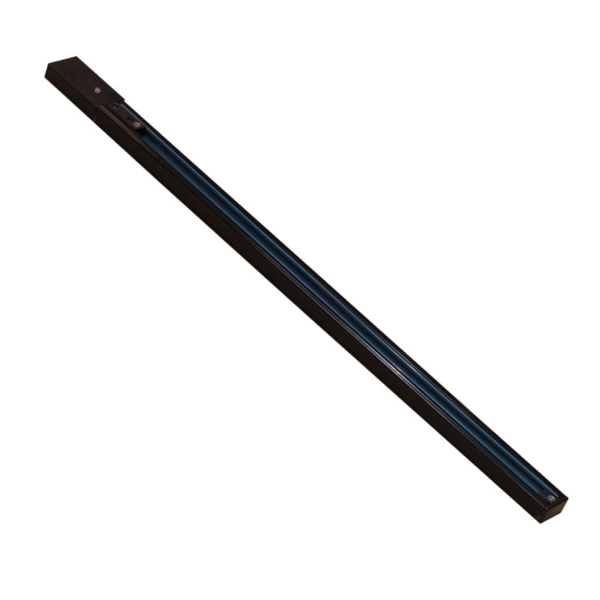 Black 3 Pin 2m Track Rail - TL005