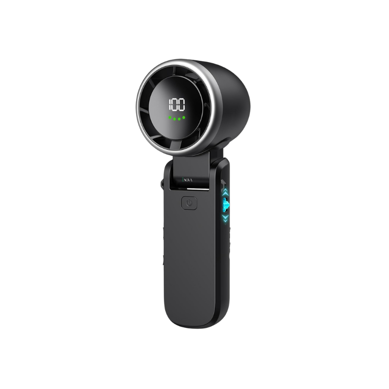 Enova Bladeless Turbo Hand Fan | Portable Fan | 5000mAh Rechargeable Power
