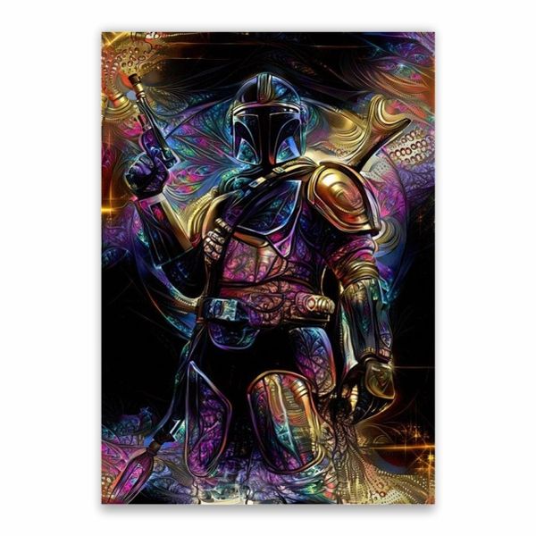 Star Wars Colourful Decorative Poster - A1
