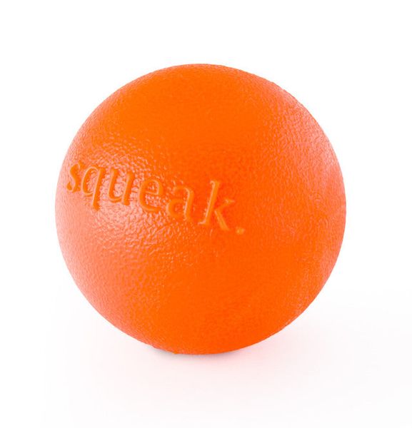 Planet Dog Squeak Ball Orange