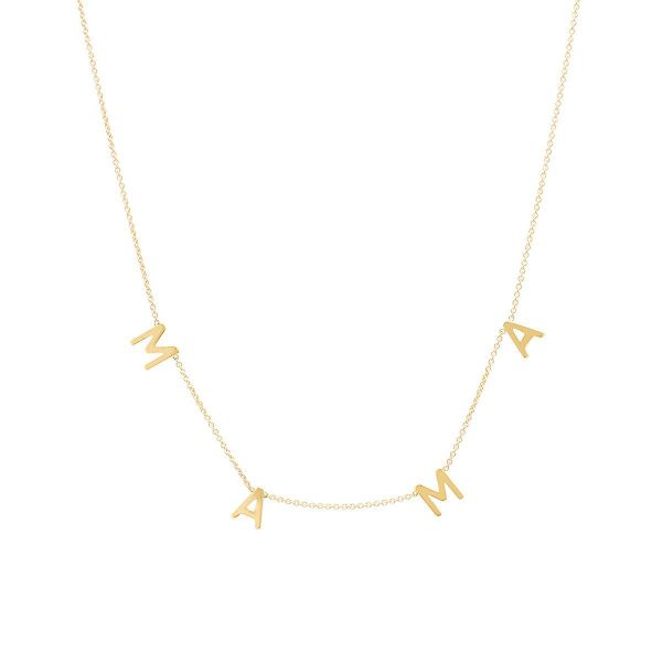 Gold MAMA Necklace for Her